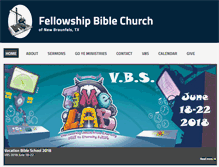 Tablet Screenshot of fellowshipbible.us